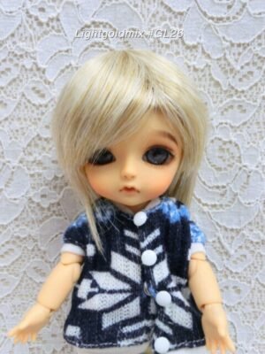 Wig / 5.5 inch / Layer Short (Lightgoldmix #GL26)