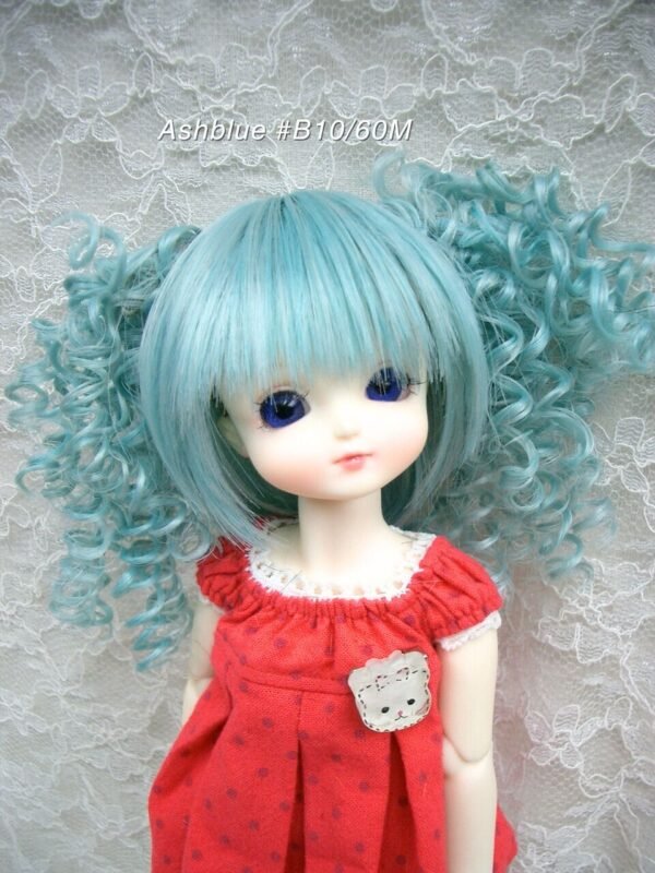 Wig / 6 inch / Volume Curly (Ashblue #B10/60M)