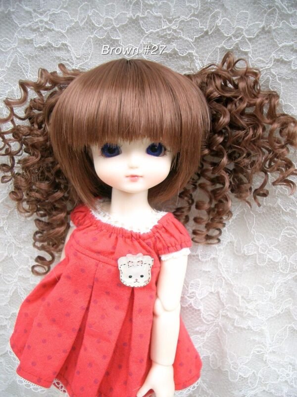 Wig / 6 inch / Volume Curly (Brown #27)