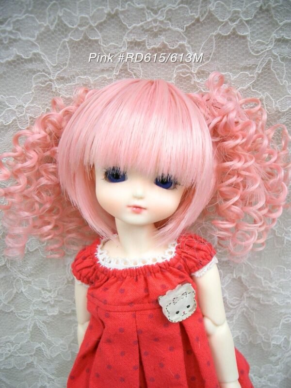 Wig / 6 inch / Volume Curly (Pink #RD615/613M)