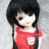 Wig / 6 inch / Braided Pigtails (Black #2)
