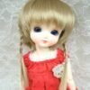Wig / 6 inch / Braided Pigtails (Lightgoldbrown #25)