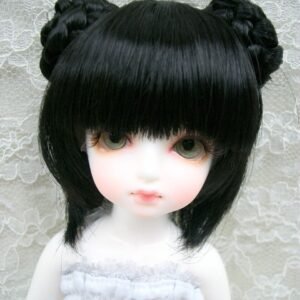 Wig / 6 inch / Braided Chignon Short (Black #2)
