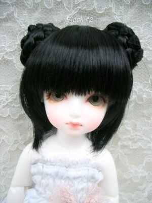 Wig / 6 inch / Braided Chignon Short (Black #2)