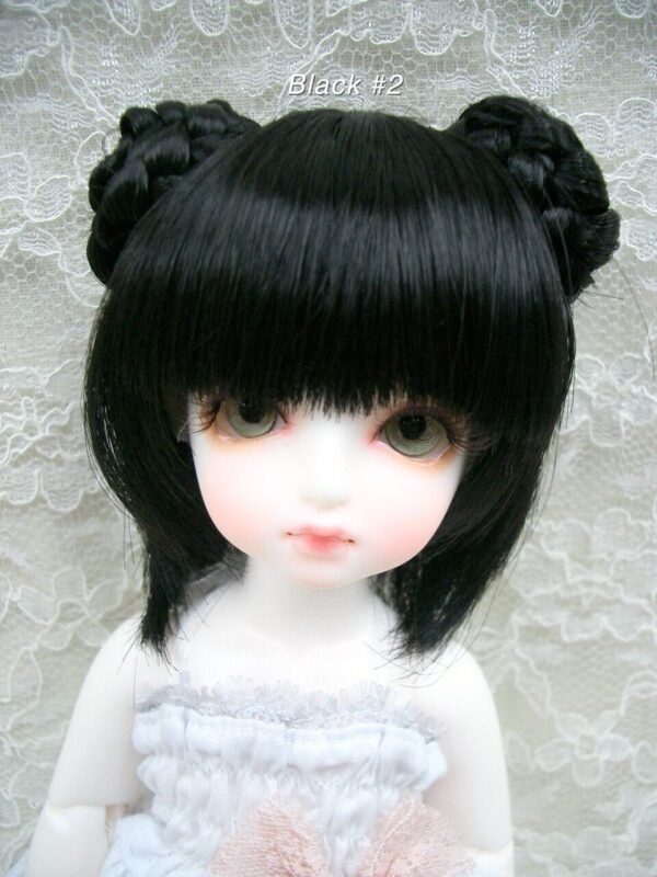 Wig / 6 inch / Braided Chignon Short (Black #2)