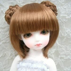 Wig / 6 inch / Braided Chignon Short (Brown #27)
