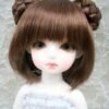 Wig / 6 inch / Braided Chignon Short (Chocobrown #12)