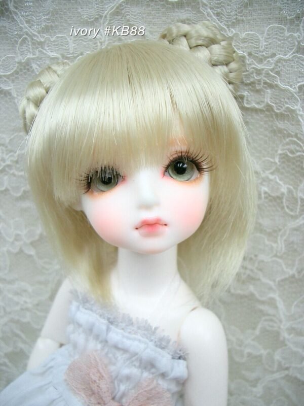 Wig / 6 inch / Braided Chignon Short (Ivory #KB88)