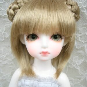 Wig / 6 inch / Braided Chignon Short (Lightgoldbrown #25)