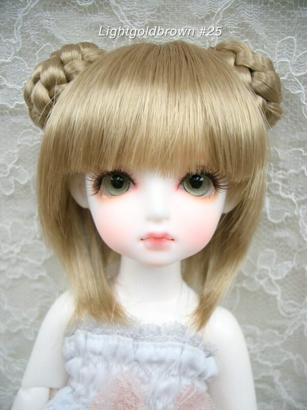 Wig / 6 inch / Braided Chignon Short (Lightgoldbrown #25)
