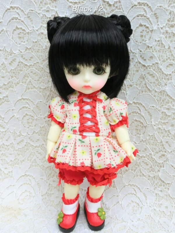 Wig / 5.5 inch / Short bun (Black #2)