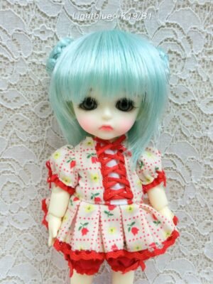 Wig / 5.5 inch / Short bun (Lightbue #K19/B1)