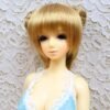 Wig / 5.5 inch / Short bun (Lightgoldbrown #25)