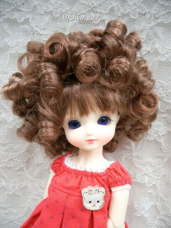 Wig / 6 inch / Afro Hair (Brown #27)
