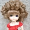 Wig / 6 inch / Afro Hair (Mid brown #24)