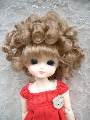 Wig / 6 inch / Afro Hair (Mid brown #24)
