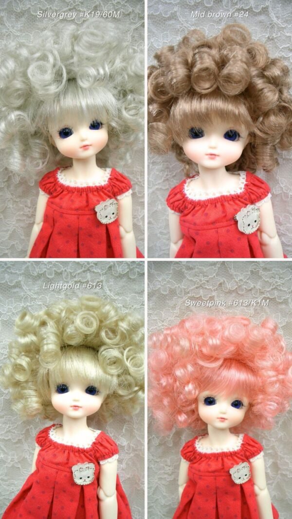 Wig / 6 inch / Afro Hair (Black #2)