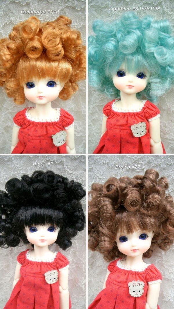 Wig / 6 inch / Afro Hair (Black #2)