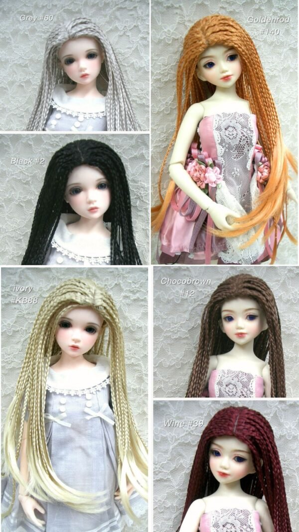 Wig / 6-7 inch / Braided Hair (Wine #39)