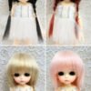 Wig / 5.5 inch / Braided Pigtails (Milkpink Mix #K1/KB88M)