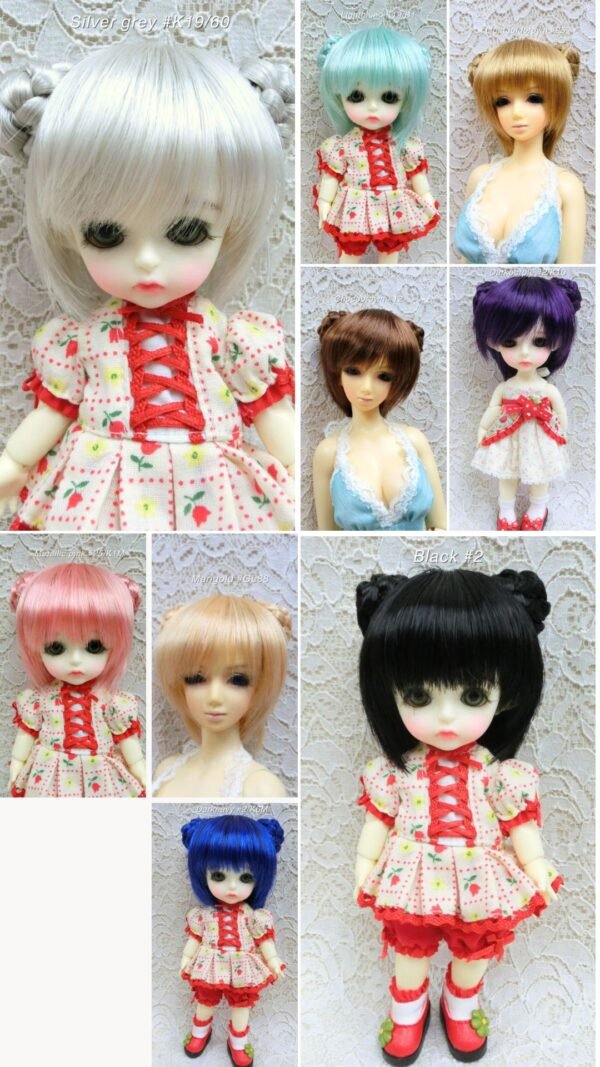 Wig / 5.5 inch / Short bun (Darknavy #2/K6M)