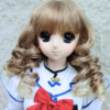 Wig / 8-9 inch / Medium Curls (Brown-ivory #27/613T)