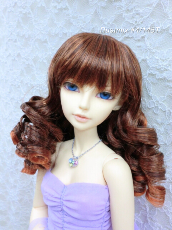 Wig / 8-9 inch / Medium Curls (Rustmix #4/145TT)