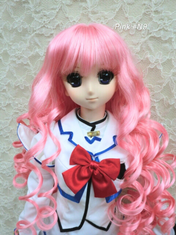 Wig / 8-9 inch / Medium Curls (Pink #N9)