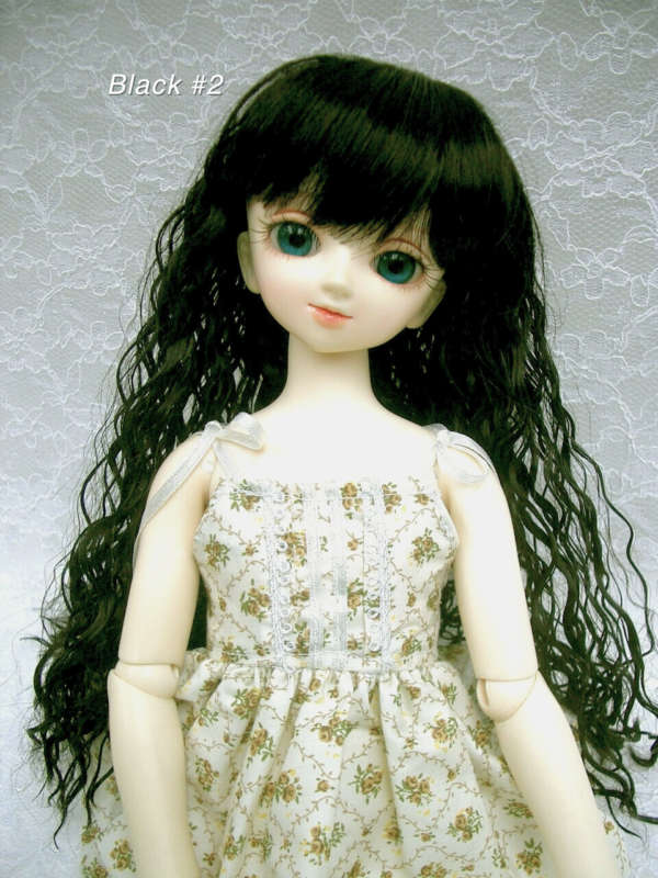 Wig / 7-8 inch / Long Wave (Black #2)