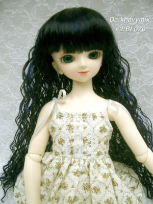 Wig / 7-8 inch / Long Wave (Darknavymix #2/BL070)