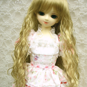 Wig / 7-8 inch / Long Wave (Lightgoldbrown #25)