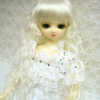 Wig / 7-8 inch / Long Wave (Milkwhite #K19)