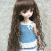 Wig / 8-9 inch / Medium Long Wave (Darkbrownmix #2/28M)