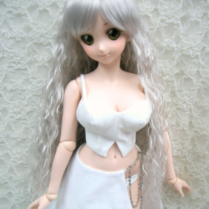 Wig / 8-9 inch / Medium Long Wave (Grey #60)