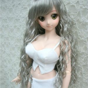 Wig / 8-9 inch / Medium Long Wave (Greymix #56)