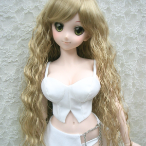 Wig / 8-9 inch / Medium Long Wave (Lightgoldbrown #25)