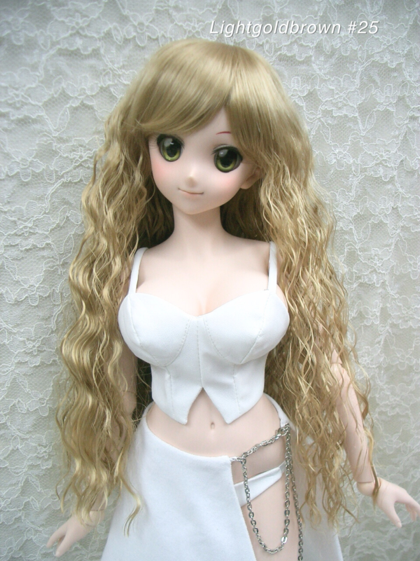 Wig / 8-9 inch / Medium Long Wave (Lightgoldbrown #25)