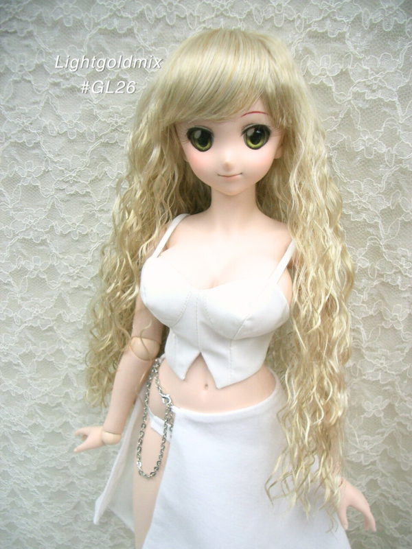 Wig / 8-9 inch / Medium Long Wave (Lightgoldmix #GL26)