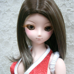 Wig / 8-9 inch / Short One-length (Brown-ivory #8/KB88HL)