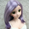 Wig / 8-9 inch / Short One-length (Dark violet #K5/K10HL)