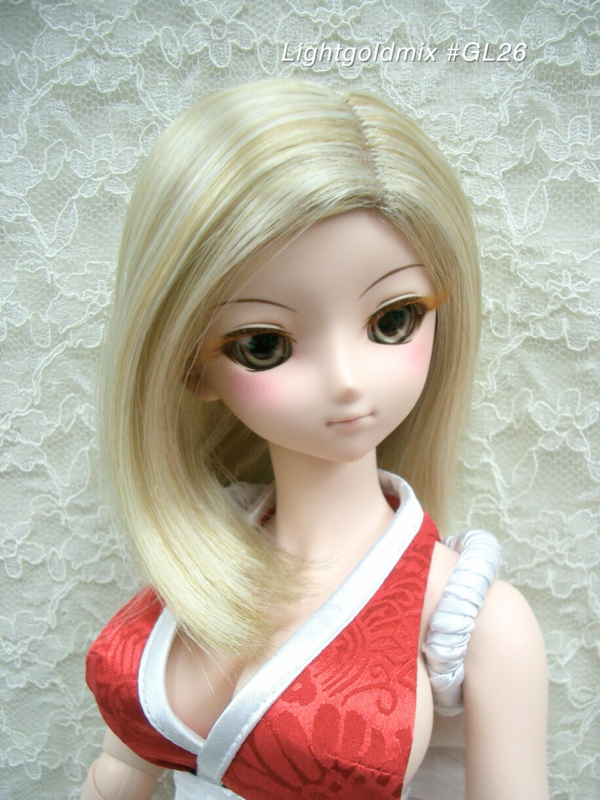 Wig / 8-9 inch / Short One-length (Lightgoldmix #GL26)