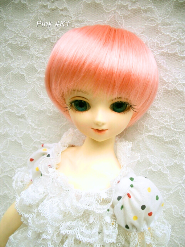 Wig / 7-8 inch / Short Bob (Pink #K1)