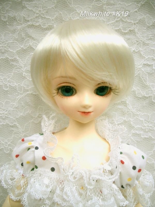 Wig / 7-8 inch / Short Bob (Milkwhite #K19)