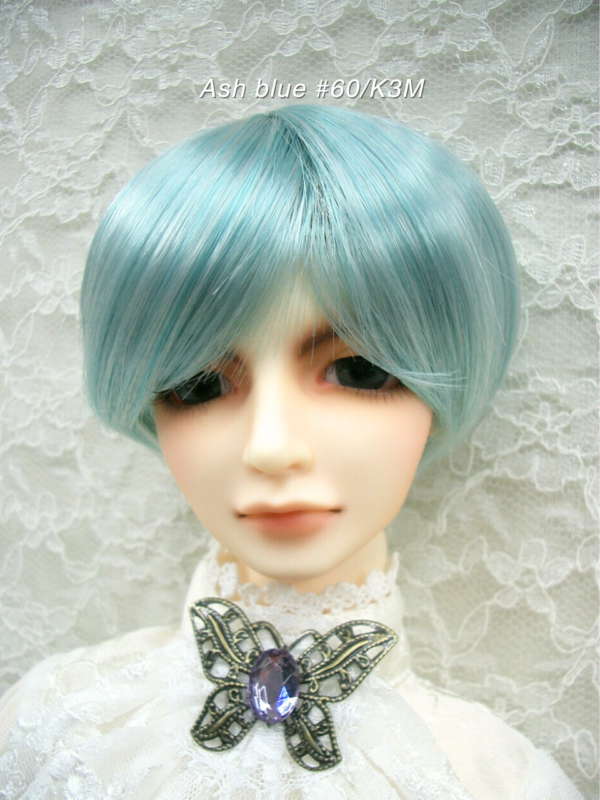 Wig / 8-9 inch / Short Bob (Ash blue #60/K3M)
