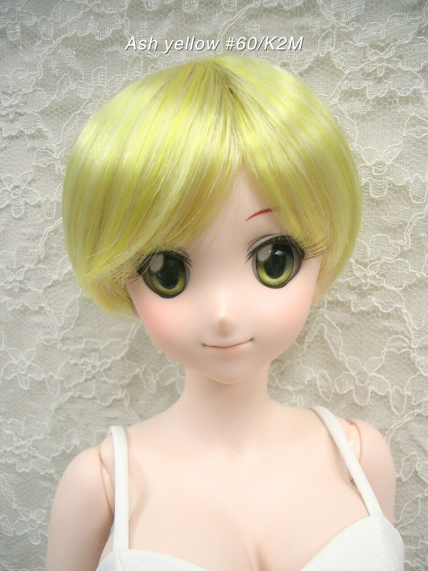Wig / 8-9 inch / Short Bob (Ash yellow #60/K2M)