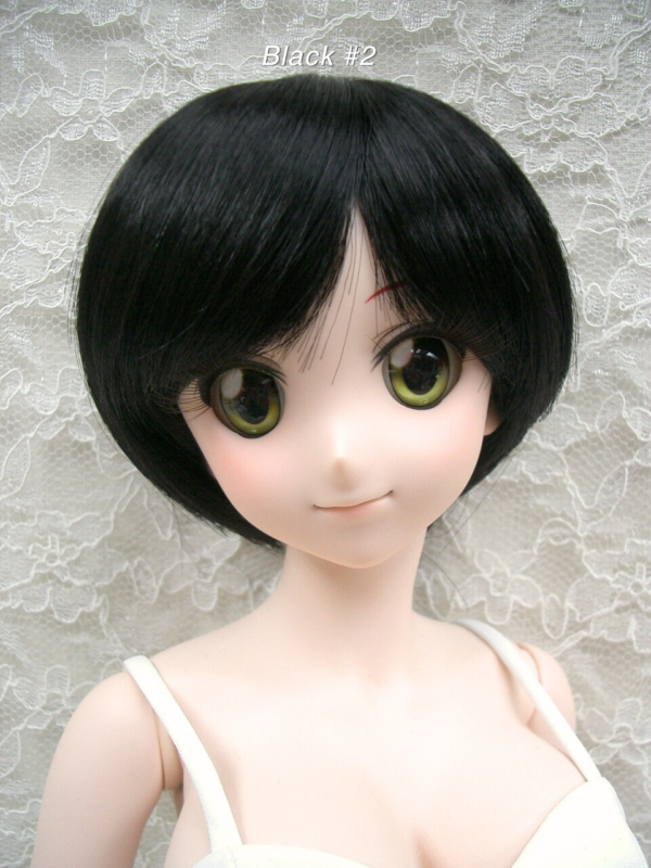 Wig / 8-9 inch / Short Bob (Black #2)