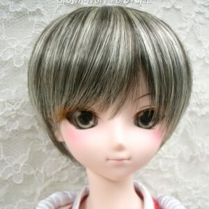 Wig / 8-9 inch / Short Bob (Brown-ivory #8/613HL)