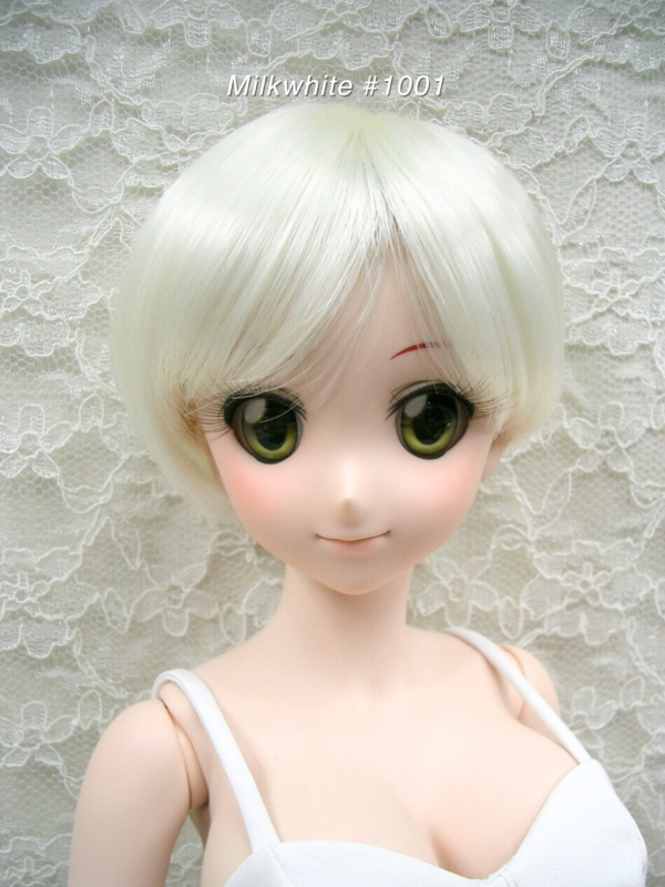 Wig / 8-9 inch / Short Bob (Milkwhite #1001)