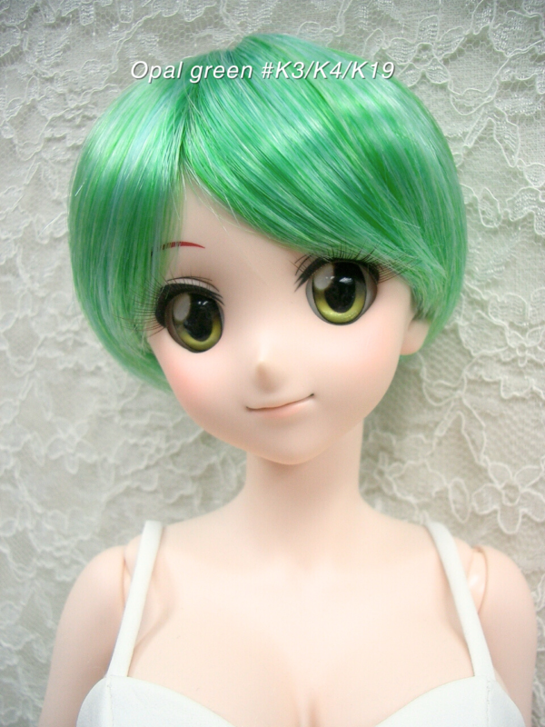 Wig / 8-9 inch / Short Bob (Opal green #K3/K4/K19)