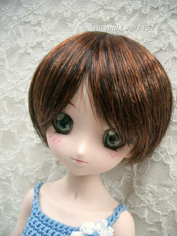 Wig / 8-9 inch / Short Bob (Rustmix #2/145T)